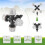 Greenhouse Humidifier Plant Misting  Atomizing Nozzle Sprinkler Tee (10Pcs) 4