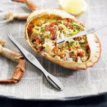 Herramienta De Mariscos Galletas De Cangrejo Selecciones Cucharas Cuchara De Langosta De Acero Inoxidable Cangrejo De Cangrejo Pinza De Pinza Clip