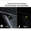 8Pcs/Set for  Model 3 Car Door Open Exit Sticker Luminous Button Sticker Kit 7