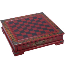 32Pcs/Set Wooden Table Chess Chinese Chess Games Resin Vintage Collectibles Gift Chessman Christmas Birthday Premium Gifts Entertainment Board Game