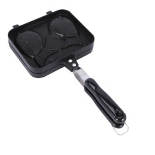 Taiyaki Doble en Forma de Pez Cacerola Caliente para Hacer Gofres Postre Pastel Doble Cacerola de Crepe JaponéS SartéN