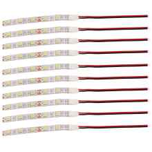 10 Sztuk 10 Cm Wodoodporna BiałA TaśMa LED 5050 śWiatłA 12V Caravan Caravan Boat Car