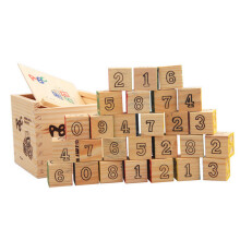 27 Pcs Children Wood Alphabet Blocks Letters Stacking Toys Building Blocks Early Learning Educational Toys Baby Room Decor