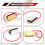 Elgitarr Humbucker Pickups Bridge Alnico V Pickup Vit 6