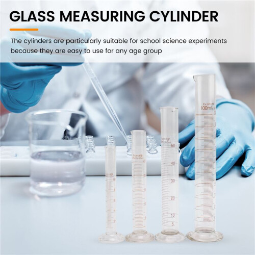 Dickes Mess Zylinder Mess Glas Aus Glas Mit Zwei Bürsten 1