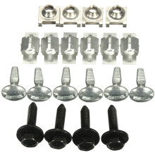 20 Pcs Engine Cover Fixing Fitting Clips Screws Kit for C5 407