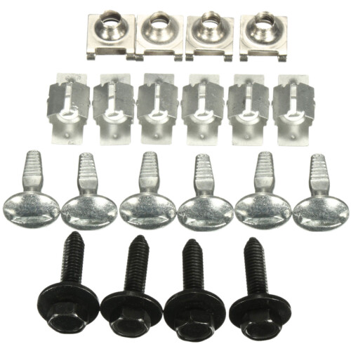 20 Pcs Engine Cover Fixing Fitting Clips Screws Kit for  C5  407