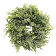 Artificial Wreath, Door Wreath 17 Inch Lavender Spring Wreath Round Wreath for The Front Door, Home Decor