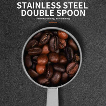 Mesure À Café Sur Pied Espresso Altérer Cuillère Café En Acier Inoxydable Et Outils À Thé Mesurer Le Bourrage Scoop 1 Pièces D'Argent