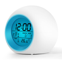 Sveglia Per Bambini - Sveglia Orologio Digitale Leggero Con 7 Colori Che Cambiano, Controllo Della Pressione E Funzione Snooze Per Le Camere Da Letto