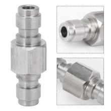 Paint  Air Pcp Both End Male Quick Disconnect Adaptor Stainless Steel Double Male Fill Nipple