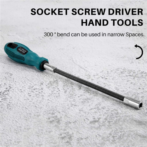 7MM Socket Screwdriver Flexible Hex Flex Manual Socket Screw Driver Hand Tools 2