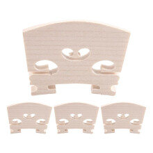 Partes de violin Violin-puente-4pc-4/4 Piezas de violin de puente de arce, 4 piezas