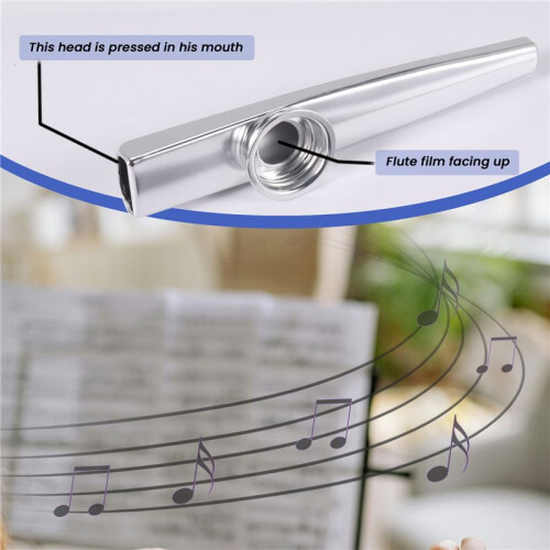 New Silver Kazoo Aluminum Alloy 1