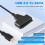 USB2.0 to  Adapter Cable 33cm for 2.5 Inch External SSD HDD 4