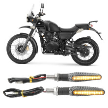 12V LED Motorrad Blinker 22cm für Sport- und Off-Rroad-Bikes