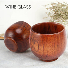 5pcs tea set small wooden cup small cup green wooden cup with natural wood wine cup wooden tea drinking cup