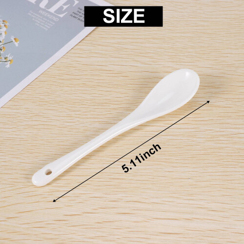 Set of 5 Ceramic Spoon Teaspoon Spoon Jam Honey 2