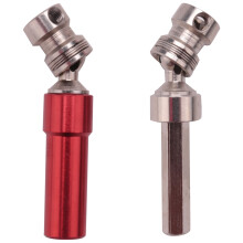 Metal Rear Drive Shaft Cvd for 12428 12423 1/12 Rc Car Crawler Short Course Truck Upgrade Hop- Parts,Red