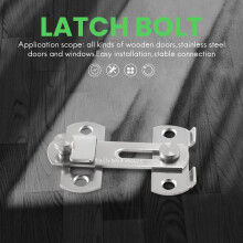 20x50x70mm Edelstahl Haushalt Sicherheit Tuerriegel Verriegelung Schieberschloss Hardware