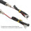 12V LED Motorradblinker, 22cm, Schwarz (Paar) 11