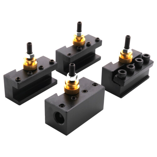 CNC Lathe Tool Holder Quick Change Tool Post Cutter Holder Screw Kit Set Boring Bar Turning Facing Holder Wrench 1
