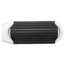 Brosse a cheveux pliante de  portable avec miroir Peigne de poche compact -Blanc
