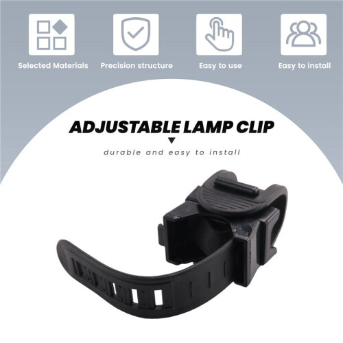 360 Degree Rotation Bicycle Cycling Flashlight Mount Holder Front Light Torch Bracket 2