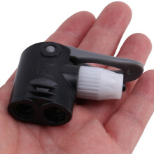 Bike Bicycle Dual  Pump Nozzle Valve Connector Hose Adapter Pumping Parts