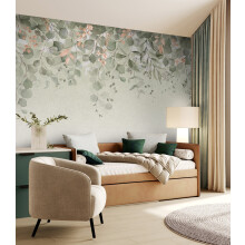 Superfresco Easy Botanical Cascade Sage Print To Order 3m x 2.8m Mural | Wallpaper Roll