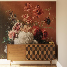 Superfresco Easy Flower Vase Mauve Print To Order 3m x 2.8m Mural | Wallpaper Roll