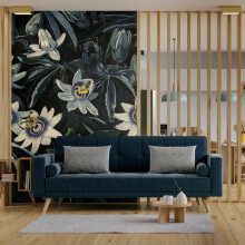 Superfresco Easy Midnight Flora Navy Print To Order 3m x 2.8m Mural | Wallpaper Roll
