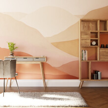 Superfresco Easy Beyond the Horizon Blush Print To Order 3m x 2.8m Mural | Wallpaper Roll