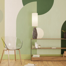 Superfresco Easy Curve & Arch Geo Green  Print To Order 3m x 2.8m Mural | Wallpaper Roll