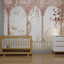 Superfresco Easy Animal Arch Natural  Print To Order 3m x 2.8m Mural | Wallpaper Roll