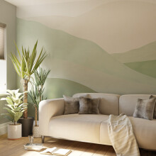 Superfresco Easy Beyond the Horizon Duck Egg Print To Order 3m x 2.8m Mural | Wallpaper Roll