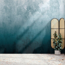 Superfresco Easy Ombre Teal Print To Order 3m x 2.8m Mural | Wallpaper Roll