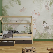 Superfresco Easy Circle of Life Sage Print To Order 3m x 2.8m Mural | Wallpaper Roll