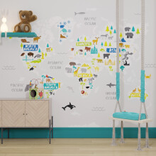 Superfresco Easy The Explorer Multi Print To Order 3m x 2.8m Mural | Wallpaper Roll