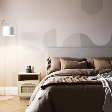Superfresco Easy The Wave Neutral Print To Order 3m x 2.8m Mural | Wallpaper Roll