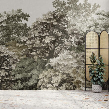Superfresco Easy Forest Canopy  Natural Print To Order 3m x 2.8m Mural | Wallpaper Roll