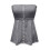 (M, Light Gray) Γυναικεία Μπλούζα με Κουμπιά, Αμάνικα Στράπλες, Καλοκαιρινά Bandeau 2