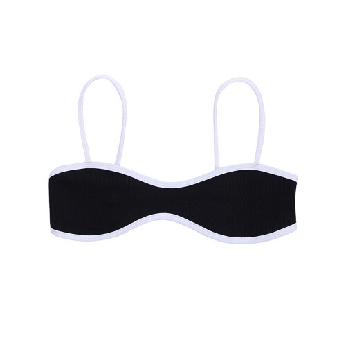 (L, Black) Canotta donna, spalline e feste.