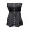 (XL, Dark Gray) Γυναικεία Μπλούζα με Κουμπιά, Αμάνικα Στράπλες, Καλοκαιρινά Bandeau 2
