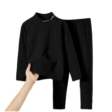 Boys Thermal Base Layer Set Winter Fleece Lined Crew Neck Top and Pants Soft Warm Underwear for Children 5-12 Years Cold Weather