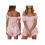 (XL, Pink) Γυναικεία κοντή φόρμα με κοντά μανίκια και ώμους για το Party Club 2