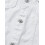 (XXL, White) Γυναικείο μονόχρωμο τζιν μπουφάν με μακριά μανίκια και τσέπη 4