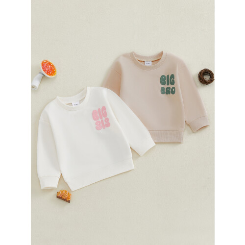 (18-24 Months, Khaki) Φούτερ για Μικρά Αγόρια Κορίτσια με Μακρυμάνικο και Κέντημα 1