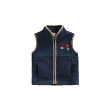 (6-12M, Red) Αγόρια Φθινοπωρινό Casual Γιλέκο Αμάνικο με Κέντημα και Φερμουάρ