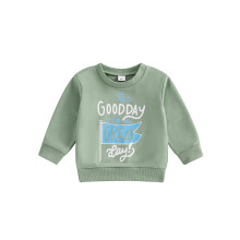 (12-18 Months, Green) Baby-Sweatshirts für Jungen und Mädchen, lässige Langarm-Pullover mit Rundhalsausschnitt.